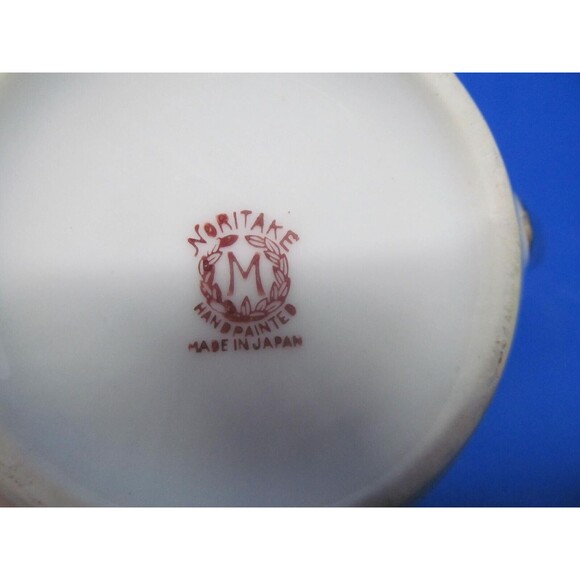 Noritake Morimura Hand Painted Floral Creamer GUC - Picture 6 of 8